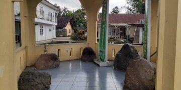 Situs Cagar Budaya Batu Kurai Limo Jorong yang berada di Kecamatan Aur Birugo Tigo Baleh, Kota Bukittinggi. (Genta Andalas/Reza Aulia)