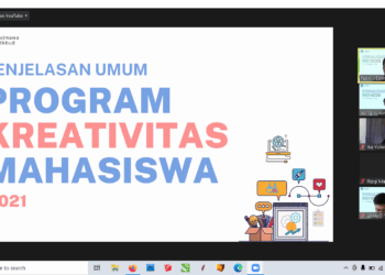 Direktorat Pembelajaran dan Kemahasiswaan, Laksanakan Sosialisasi Program Kreativitas Mahasiswa 2021