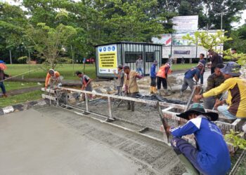 Gunakan Beton, Perbaikan Jalan Unand Sesuaikan dengan Standar Nasional