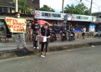 Tunjukkan Rasa Simpati, UKS Unand Galang Dana untuk Korban Gempa Pasaman Barat