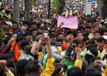 Tuntutan Aksi Gerakan Rakyat Serentak Nasional Diterima oleh Ketua DPRD Sumbar