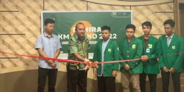 Grand opening Pemira KM Unand 2022, Kamis (25/8/2022). (Genta Andalas/Nurul Anisa Azwir)