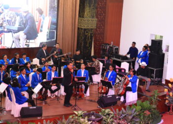 Potret Malam Kolaborasi Pergelaran Orkestra Hasil Riset dan Kreasi Seni ISI Padang Panjang dan Unand