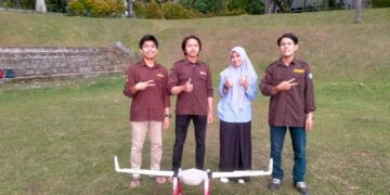 Minang Drone untuk mengidentifikasi kerusakan pada daerah rawan bencana. (Genta Andalas/Dok. Pribadi)