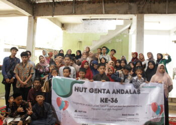 Peringati Ulang Tahun ke-36, Genta Andalas Adakan Bakti Sosial ke Panti Asuhan