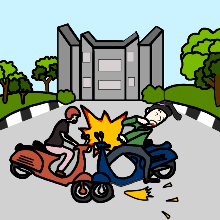 Dua Kasus Kecelakaan Terjadi di Ruas Jalan Bundaran Unand-Limau Manis