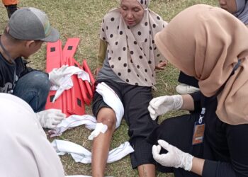 Rawan Gempa, Kelurahan Parupuk Tabing Dijadikan Tempat Simulasi Mitigasi Bencana