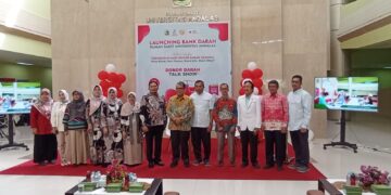 Peresmian Launching Bank Darah di Rumah Sakit UNAND pada Rabu (14/6/2023) (Genta Andalas/Juniverman Yoga)