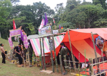 Suasana di lokasi kegiatan Fiesta , yang berlangsung di Bumi Perkemahan UNAND pada Senin (3/7/2023). (Genta Andalas/ Riski Wahyudi)