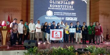 Penutupan acara Pekan Konstitusi pada Jumat (10/11/2023) di Universitas Andalas. (Genta Andalas/ Junivermana Yoga)