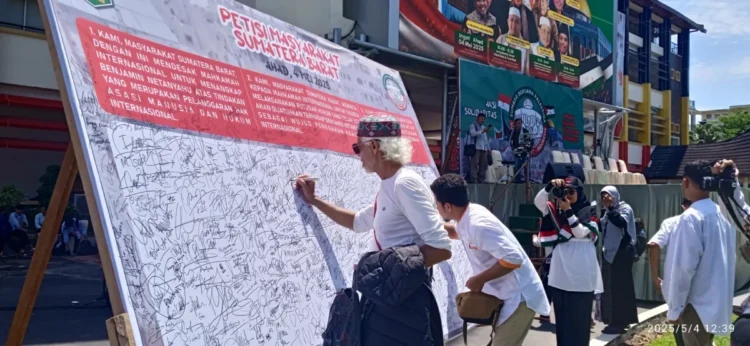 Ratusan Ribu Warga Padang Bersatu: Solidaritas Tanpa Batas untuk Gaza.