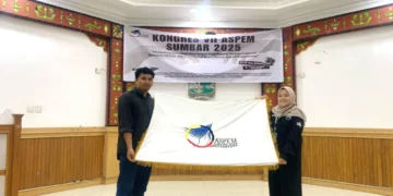 Ketua Umum dan Sekjen Baru Aspem Sumbar Resmi Terpilih / Vika Yuliandari