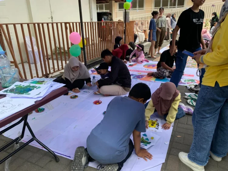 Potret Festival Hari Anak di CFD Padang Bersama Komunitas Aruna