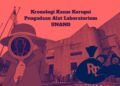 Kronologi Korupsi Alat Laboratorium yang Jerat Petinggi UNAND
