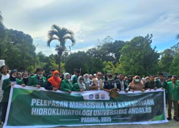 UNAND Resmi Lepas Mahasiswa KKN Kebencanaan ke Dua Lokasi Terdampak